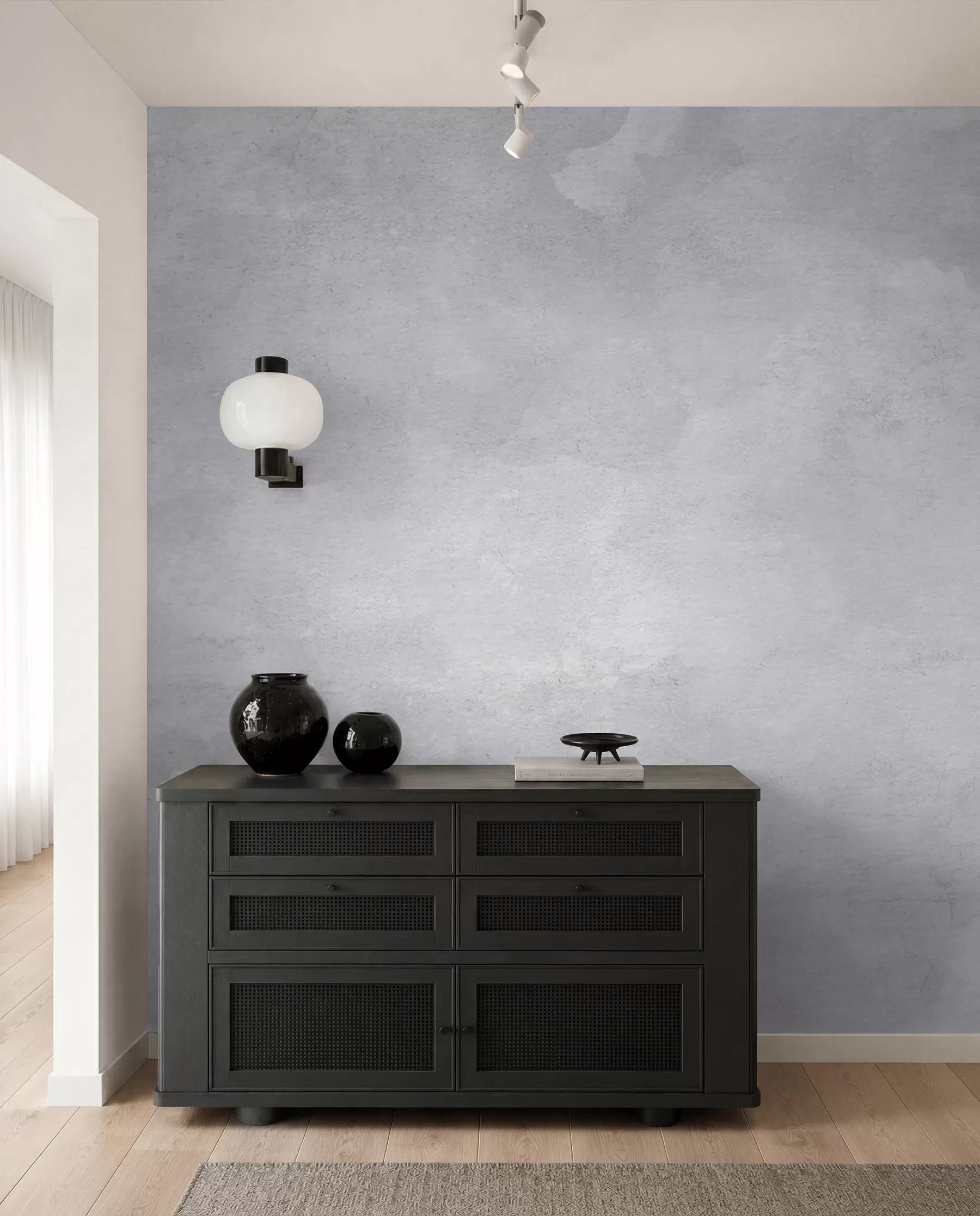 fototapet Beton gri fumuriu u97232
