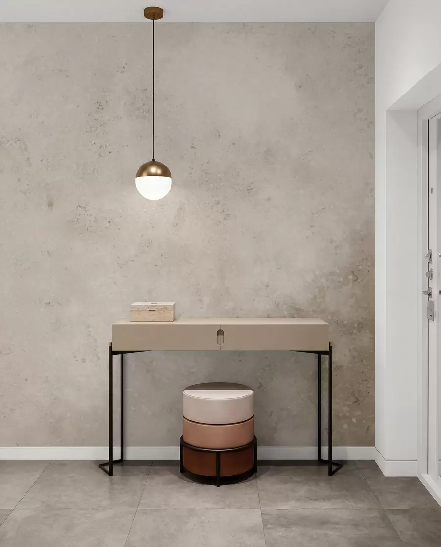 fototapet Perete din beton bej u97236