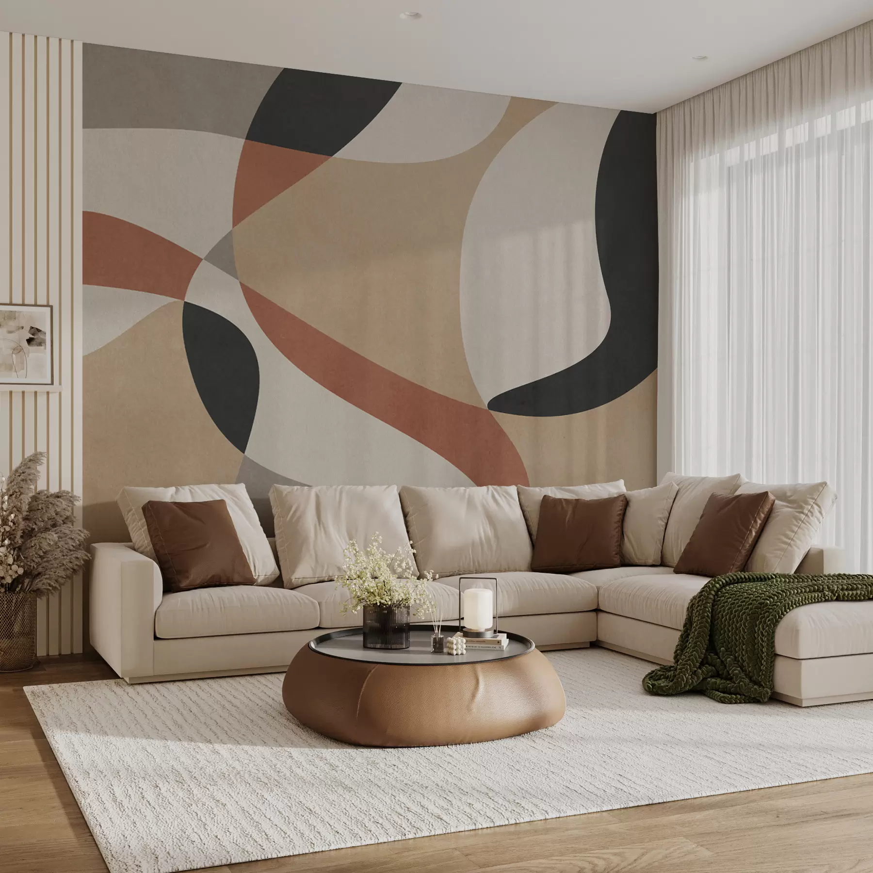 fototapet Abstracție geometrică modernă stil grunge loft u97206