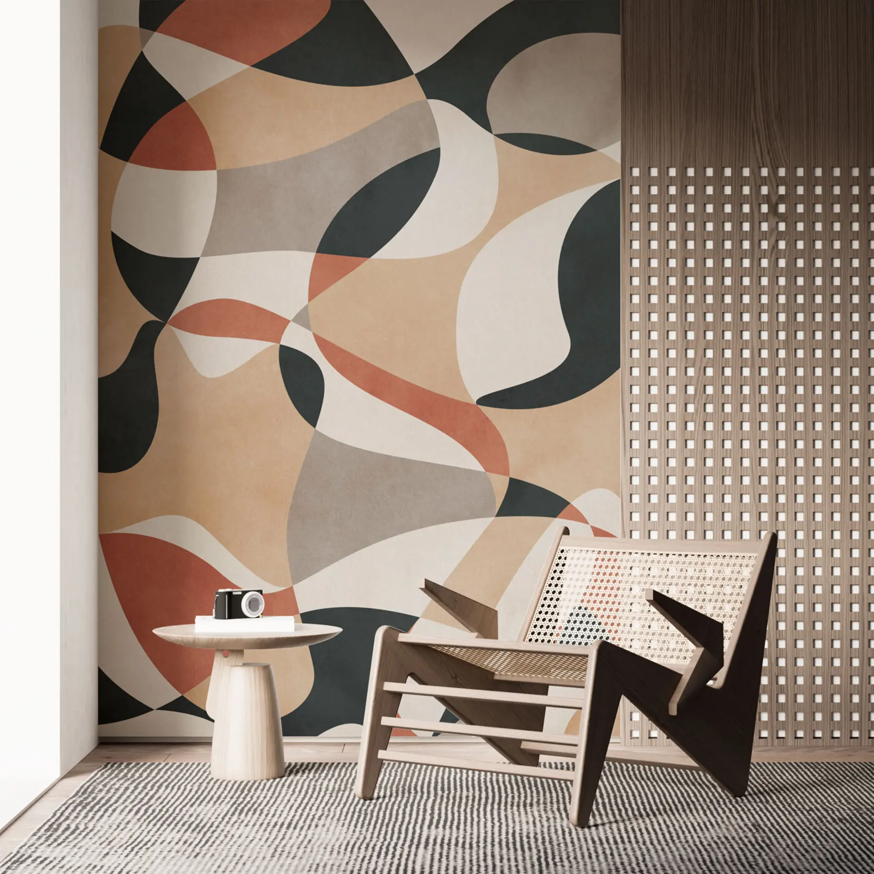 fototapet Abstracție geometrică modernă stil grunge loft u97206