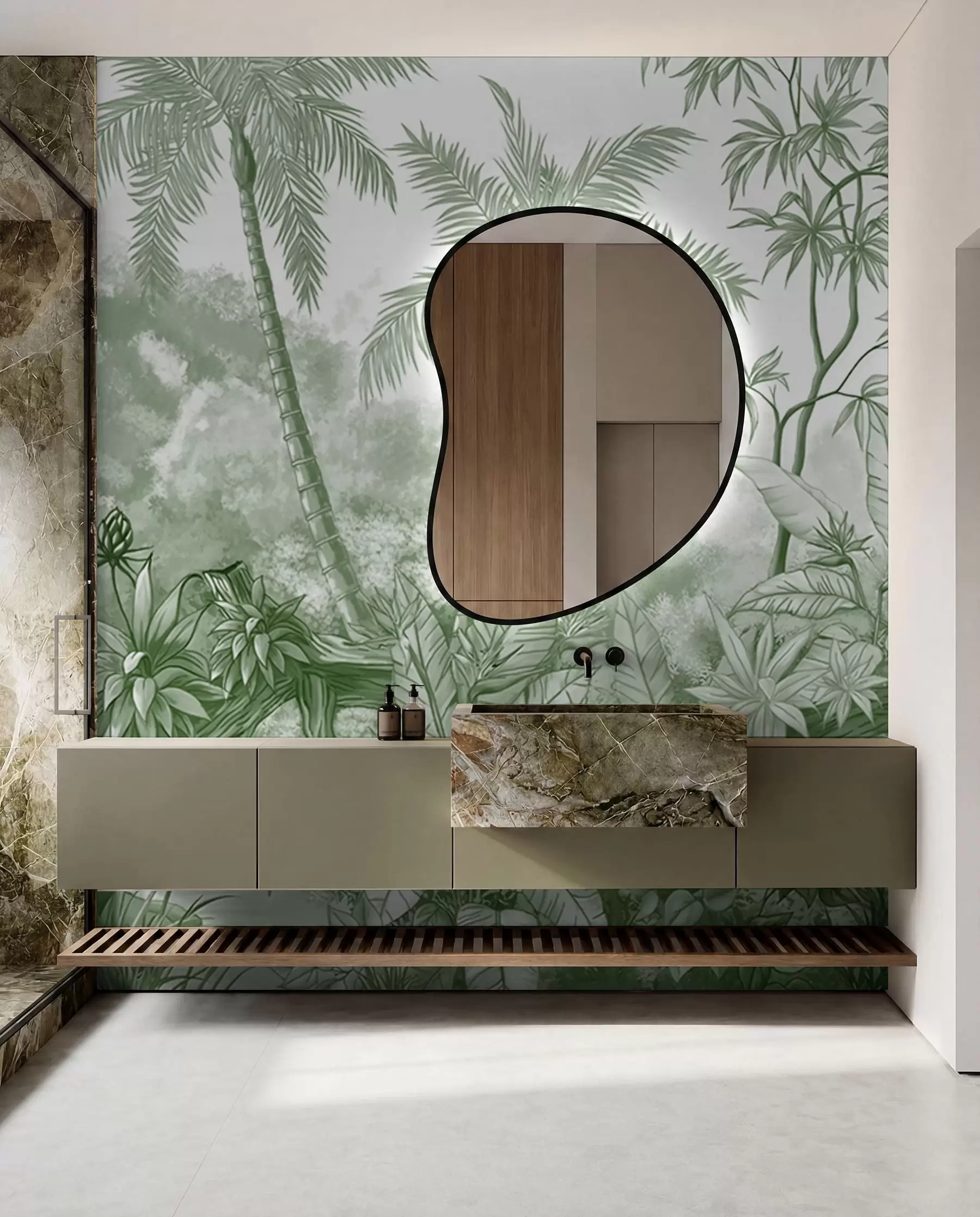 fototapet Tropice în verde u59039v3