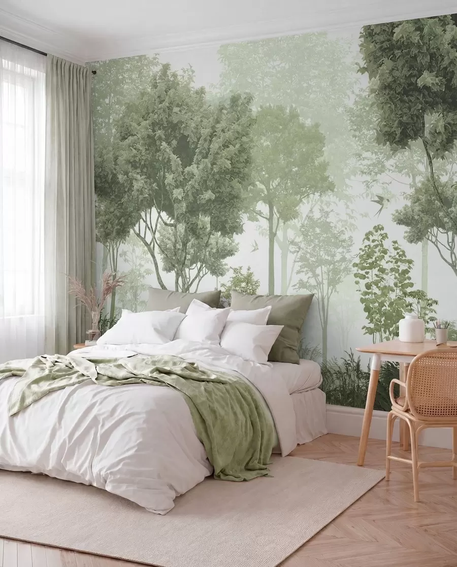 fototapet Pădure magică în verde u72134v2