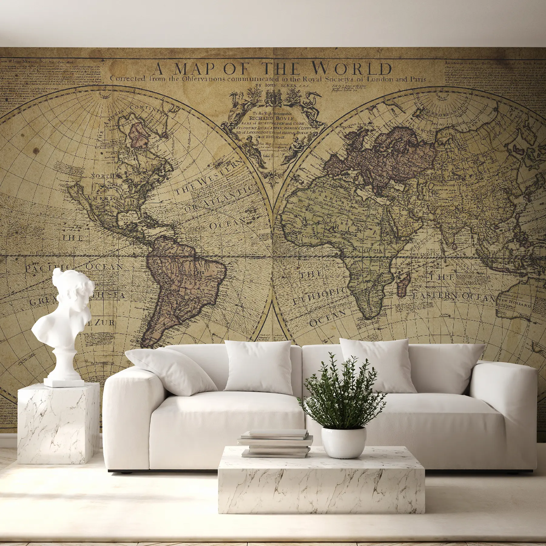 fototapet O hartă antică a lumii u18533