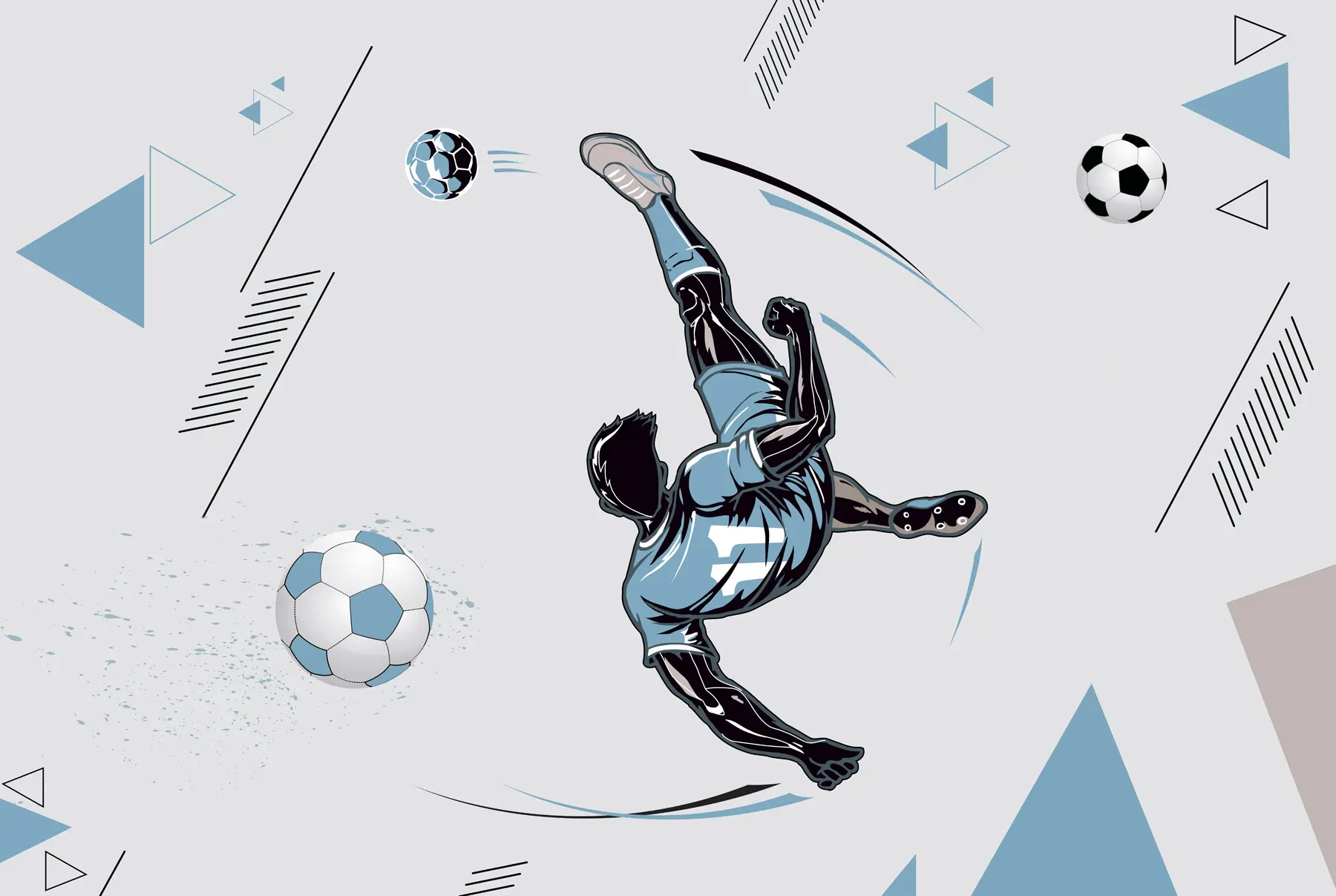 fototapet Fotbalist u98736