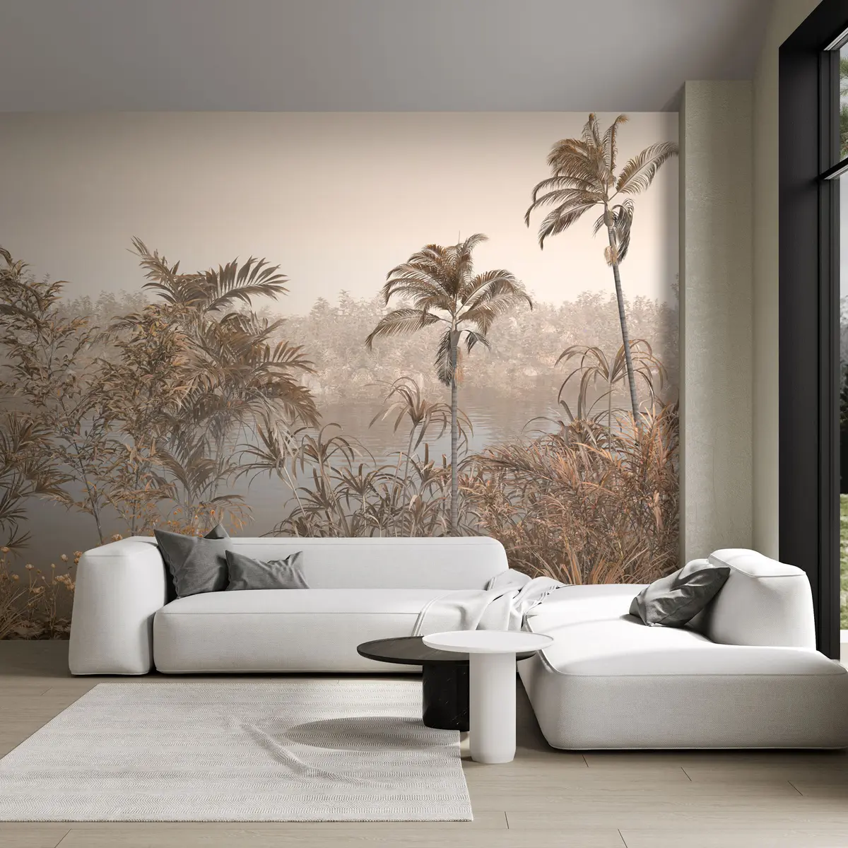 fototapet Copaci și frunze tropicale u98929