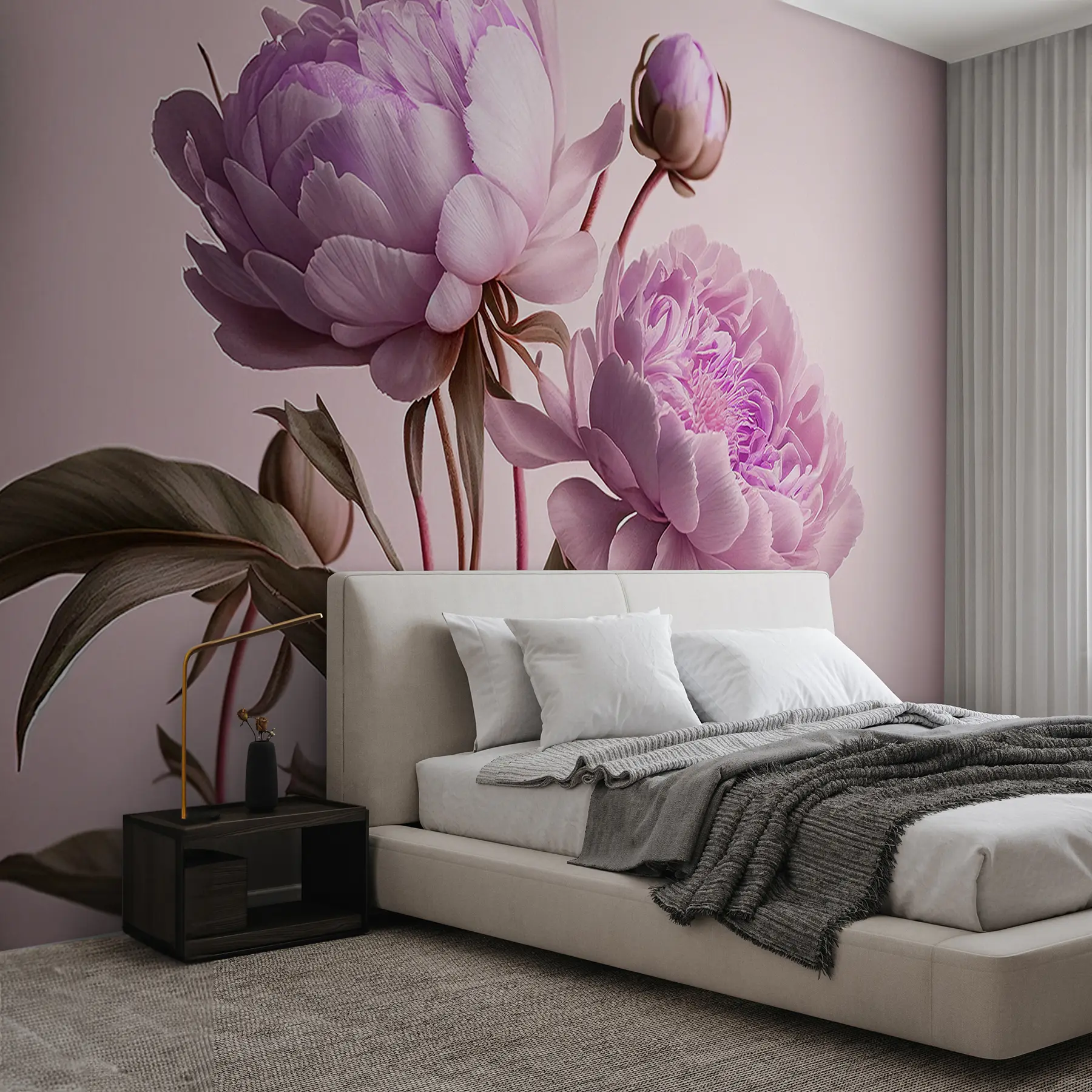 fototapet flori în acuarelă u70658v2