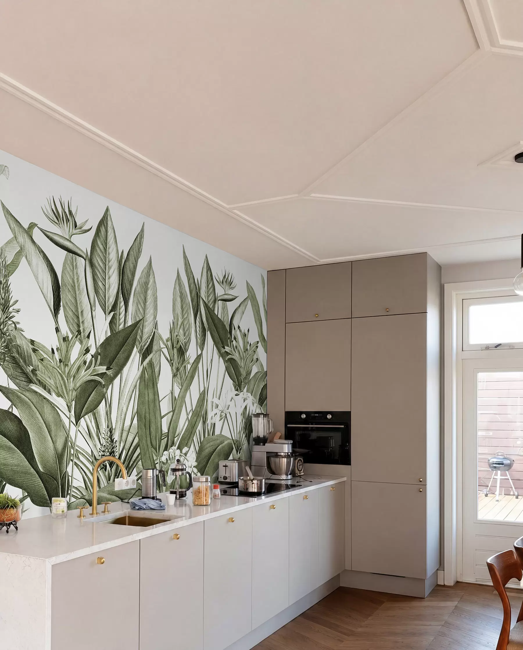 fototapet Plante tropicale junglă culoare verde u96833v2