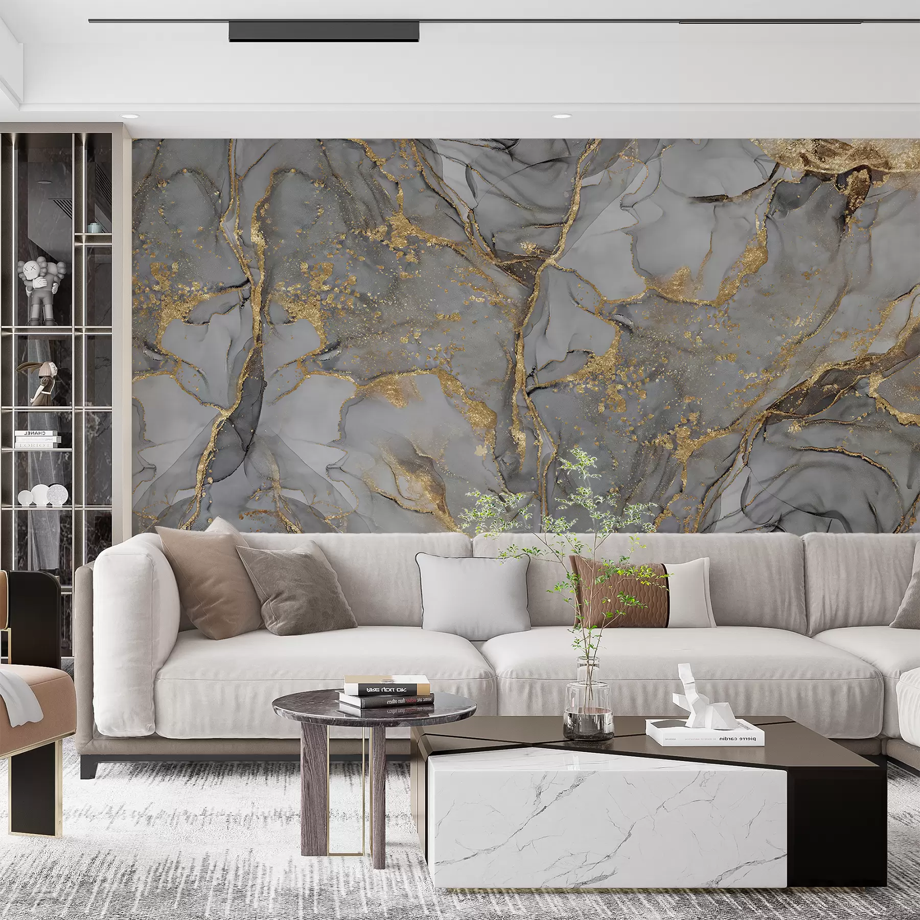 fototapet Marmură gri u93578d2