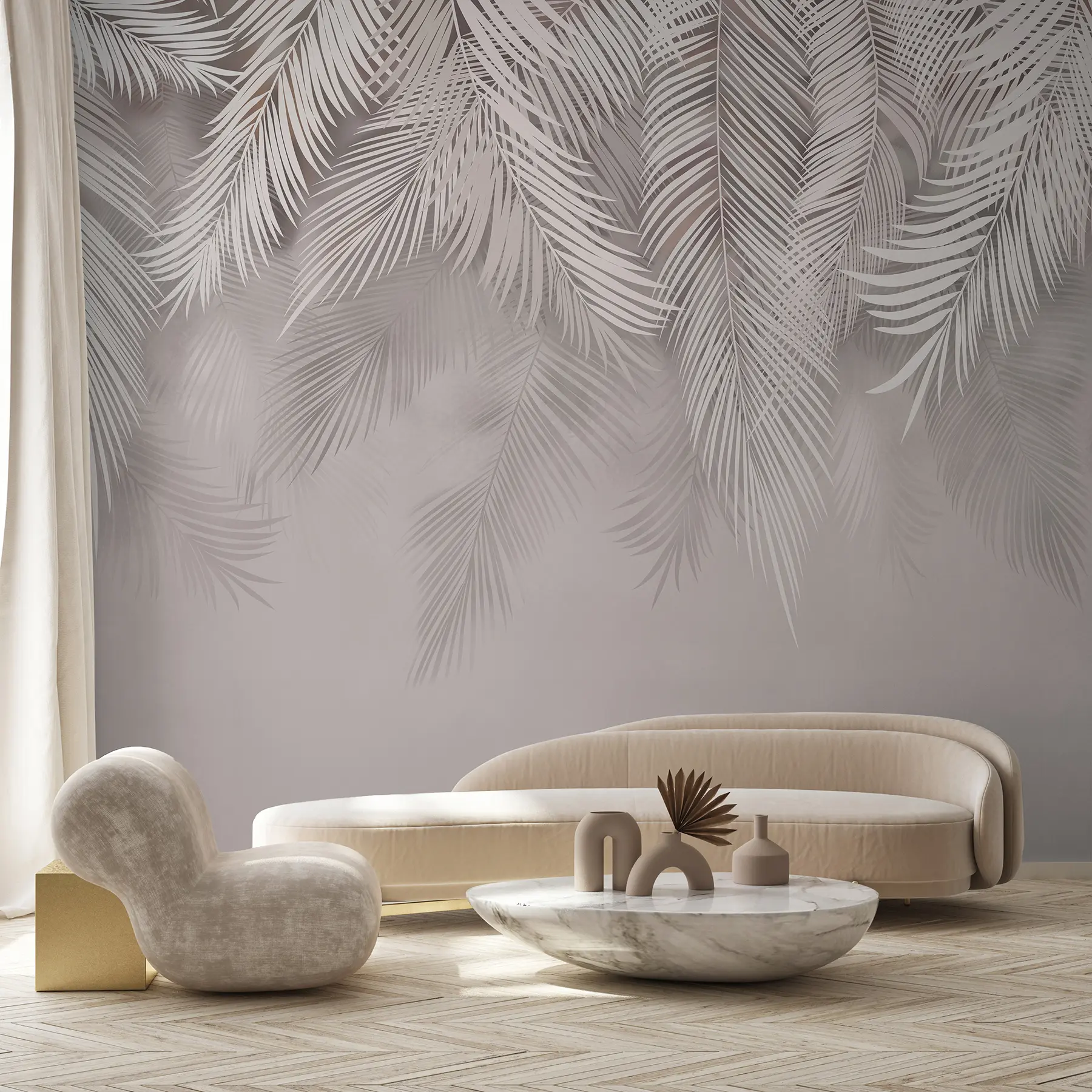 fototapet Frunze delicate care cad u48556v5d1