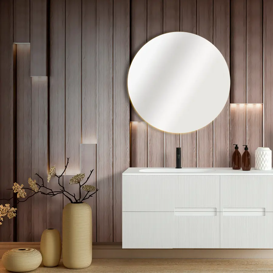 fototapet Panouri clasice din lemn cu iluminare 3D u99321