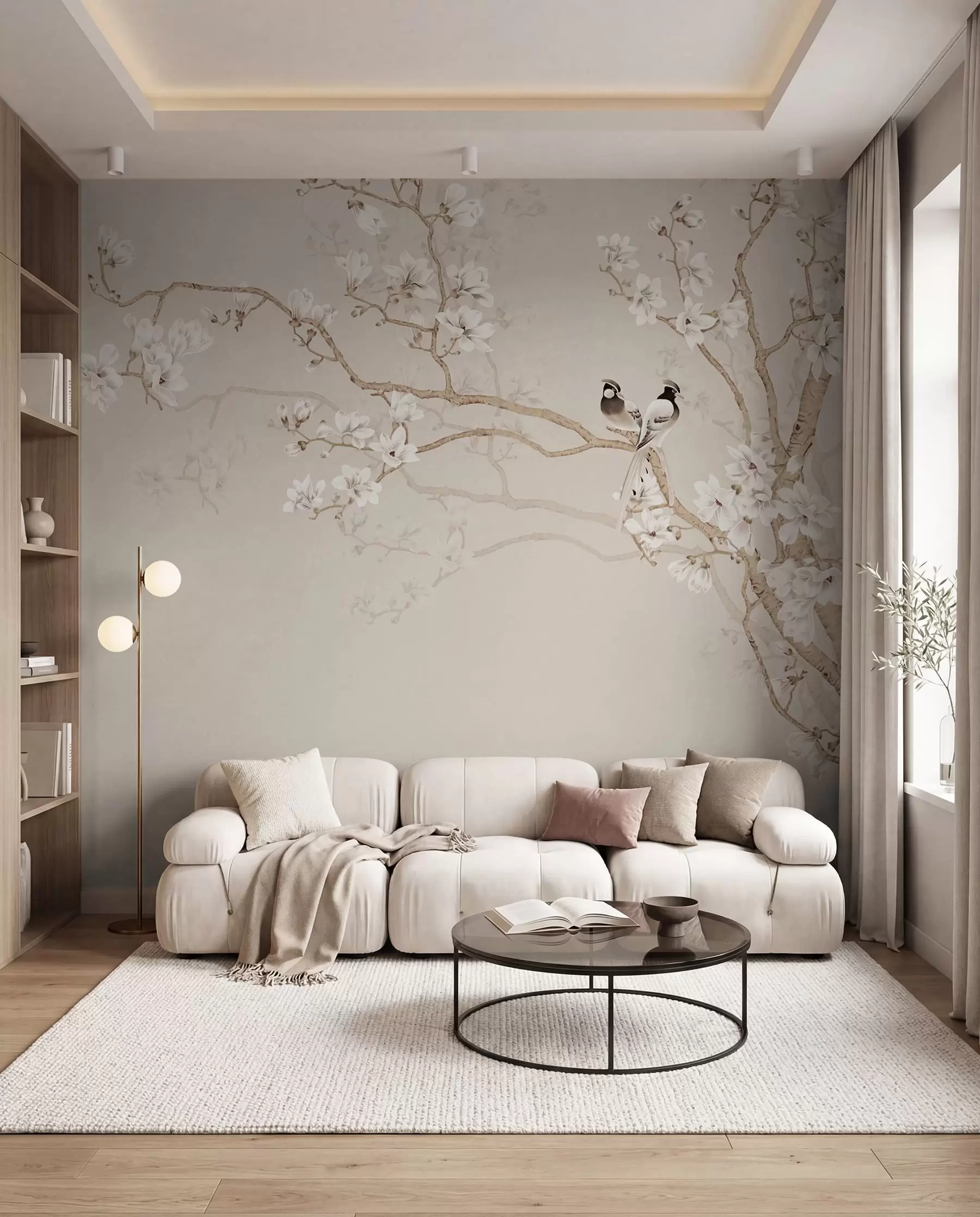 fototapet Arbore de magnolie în grădină u25842d1