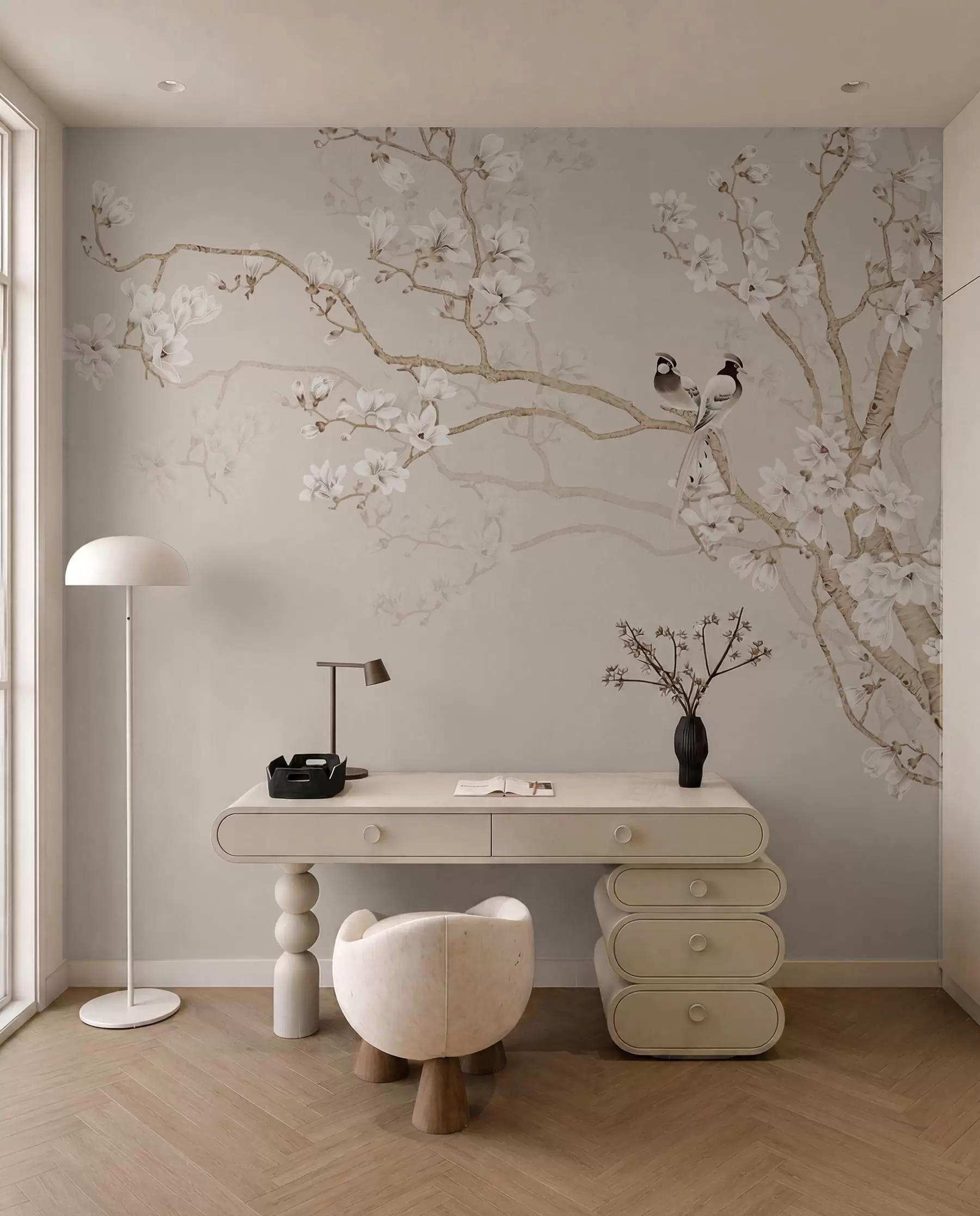 fototapet Arbore de magnolie în grădină u25842d1
