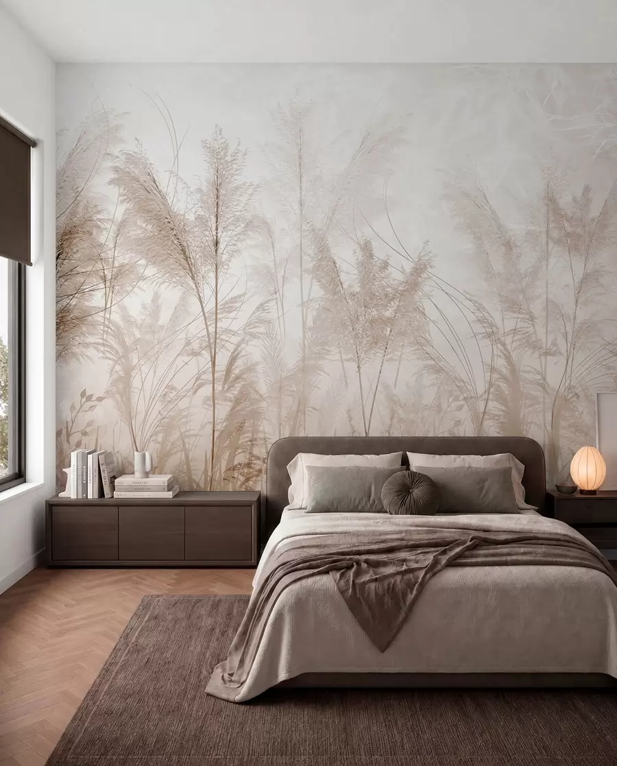 fototapet Plante înalte în culori pastelate u93903d2